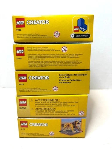 MEOW Creator 3-in-1 Animals Lot 5 31058 31112 31125 31088 31128 New Sealed