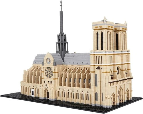 Building Blocks Notre Dame Cathedral - 7380PCS Micro Bricks French Gothic Model
