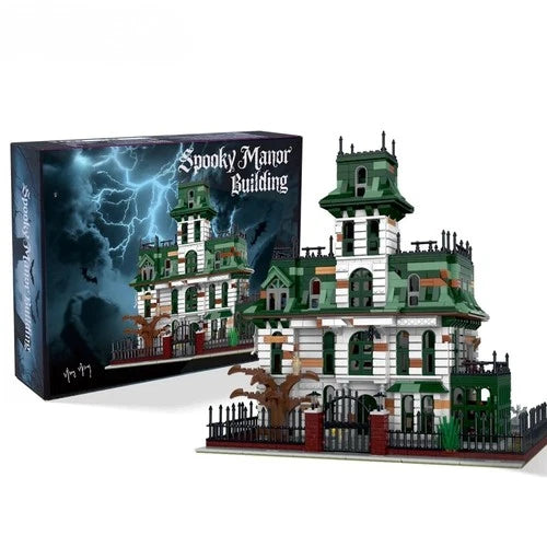 MOC Spooky Manor Building Building Blocks toy birthday Christmas gift 3378 pcs