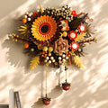 MOC Sunflower Plant Art Wall Flower Pendant Building Block Model Kit Toy Gift