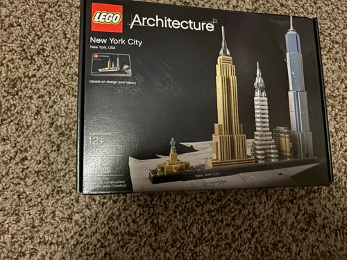 LEGO Architecture Skylines New York City 21028 Complete Set 598 Pieces