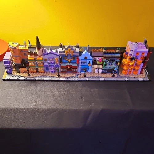 LEGO Micro Scale Modular-Style Street Buildings Lot Assembled on Baseplates