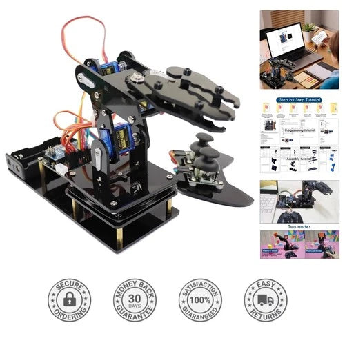 Compact Educational Robot Arm Kit - Perfect for STEM Learning & Creative Play