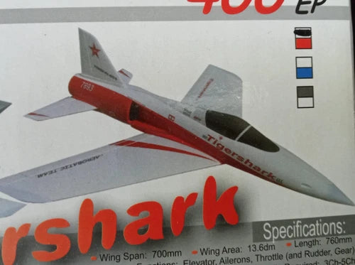 TIGER SHARK EDF RC PLANE FAST OR SLOW AWAY YOU GO COMES WITH 64MM EDF