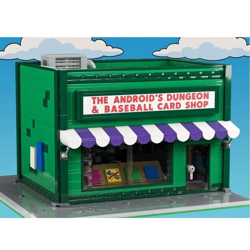 New Simpsons Android's Dungeon Baseball Card Shop Building Blocks Set Unbranded