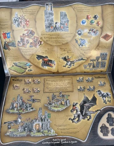 Mega Bloks Dragons Sorcerer's Lair Set 9886 165pc Light-Up Eyes Stoneburner