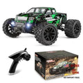 18859 1:18 Scale All Terrain RC Car, Hobby 4WD Remote Control Car Green-black