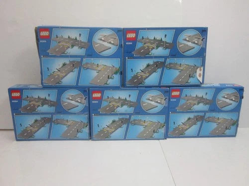 LEGO CITY Lot of 5 Complete Road Plates (60304) Sets w/ Original Boxes & Manuals