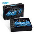 3842pcs 1/8 Blue Hypercar Building Blocks Set MOC Technic Car Model Kit C61041