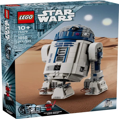 LEGO Star Wars R2-D2 Brick Built Droid Figure, Collectible Star Wars Room Décor