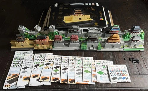 LOT OF 12 WOMA Architecture THE GREAT WALL China Building Blocks MINT w/ Boxes