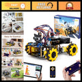 STEM Robot Kit for Kids 8-16, Remote & App Control, Arduino & Scratch Compatible