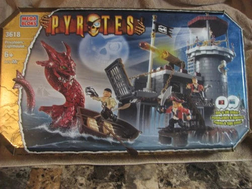 Mega Bloks Pyrates Privateer's Lighthouse 3618 New in sealed box