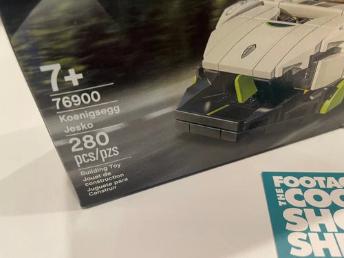 LEGO SPEED CHAMPIONS KOENIGSEGG JESKO WHITE GREY 280 PIECES 76900 NISB