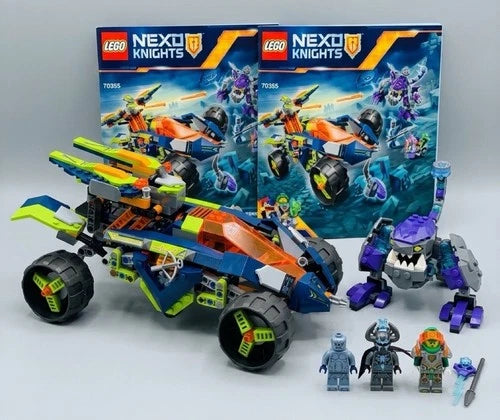 MEOW Nexo Knights Aaron’s Rock Climber Set 70355 Complete Minifigures Manuals