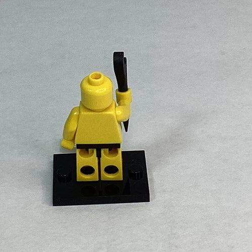 LEGO Collectible Minifigures Series 1 Demolition Dummy - RARE Factory Test Print