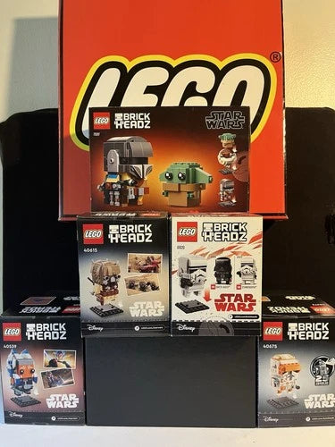 LEGO BRICK ‘H’EADZ Star Wars 40539, 40615, 41620, 40675, 75317. New. (QTY) 5.
