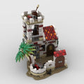 MOC-143230 Little Fortress Model Upgraded Version for Pirates Series 837 Pieces