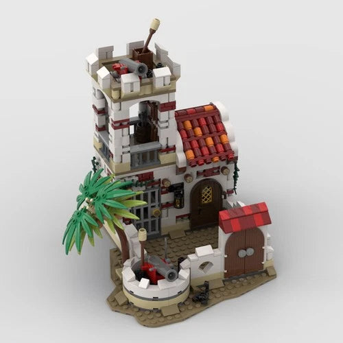 MOC-143230 Little Fortress Model Upgraded Version for Pirates Series 837 Pieces