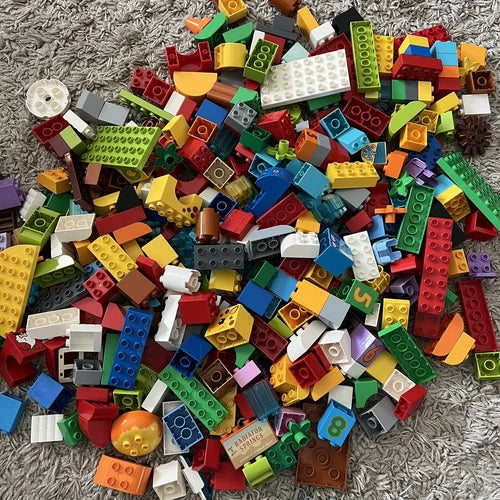 LEGO DUPLO LOT - BUILDING BLOCKS BRICKS Kids Building Toy - RANDOM ( 100 PCS )
