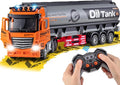 9 Channel RC Semi Truck with Trailer, Remote Control Oil Tanker Truck