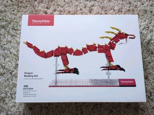 New Thermo Fisher Scientific Dragon Building Block Set Blocks 439 Pieces