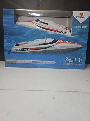ProBoat React 17” Horizon Hobby 2.4GHz Radio System - Deep “V” New In Box