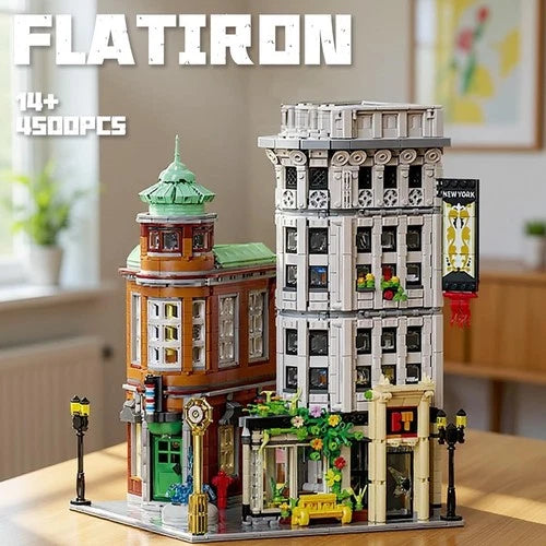 Falagil New York Flatiron Building Blocks,4500 PCS New York Landmark for Adults