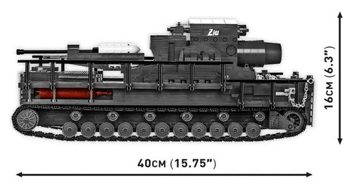 COBI World War II 60 cm Karl-Gerat 040 ZIU Motar Vehicle Model Block Set # 2560