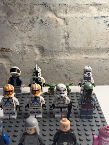 LEGO Star Wars Minifigure Lot w/ Boba Fett, Grogu and Droid Figures
