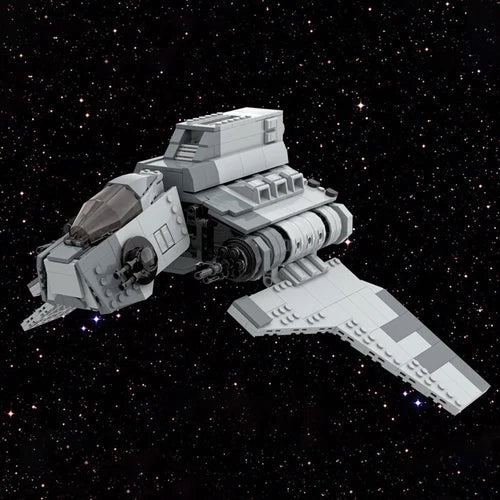 Modubrix Moc Building Blocks Republic Nu-class Attack Shuttle Set Bricks Toy Kit