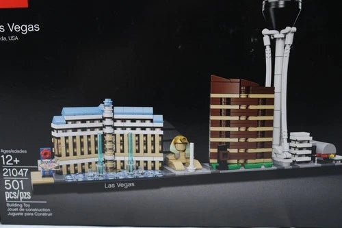 Lego Architecture: Las Vegas 21047 New Factory Sealed 501pcs *Retired*