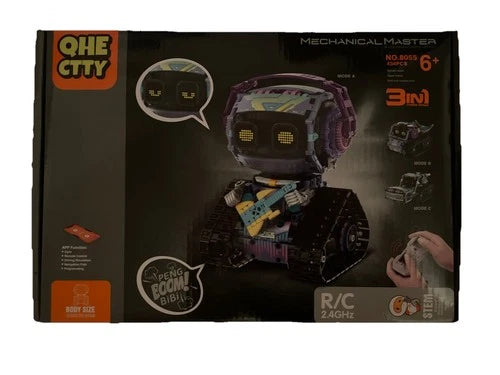 3in1 STEM Robot Building Kit for Kids 6+, APP & Remote Control STEM Robot ...