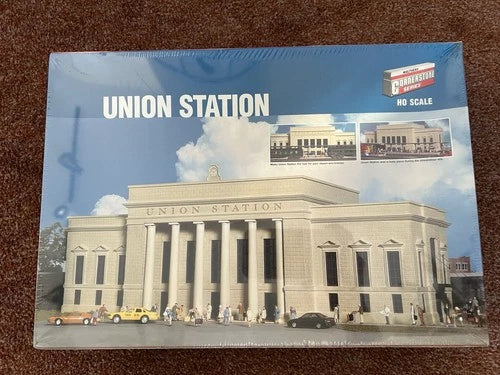 Walthers Cornerstone HO Scale Union Station Kit NEW Sealed Model Train