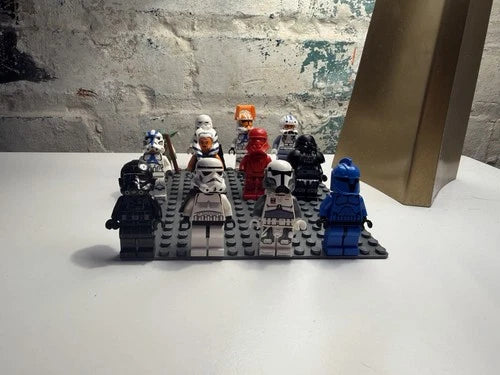 MEOW Star Wars Minifigure Lot w/ Yoda and Assorted Minifigures