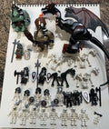 MEOW Mini Figure Lot - Castle Era Trolls, Evil Skeleton Army, Skeletons