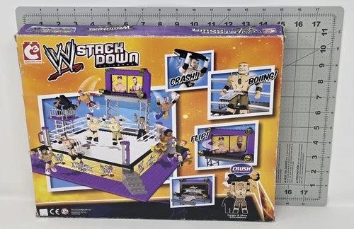 SEALED - WWE StackDown WrestleMania XXX Ring Set #21035 - Cena, Orton, Triple H
