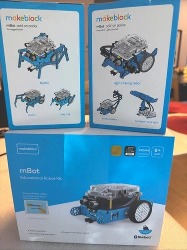 NEW Open Box Makeblock mBot Wireless Educational Robot Coding Kit STEM Learning