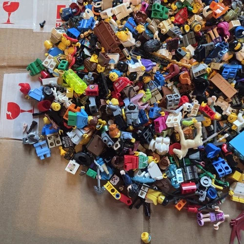 Lego Miscellaneous Minifigure Lot - 2 Pounds - Torsos Legs Heads Etc Lot #6