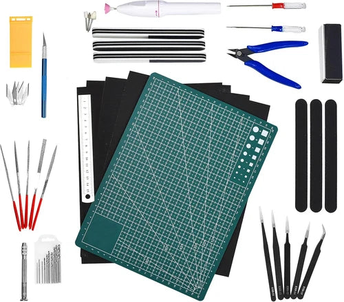 33 Model Building Hobby Tools Kit for 3D Plastic Miniatures