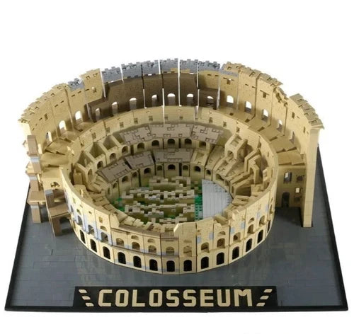 Modular Roman Colosseum Rome Landmark Architecture Building Blocks 6466+pcs NEW