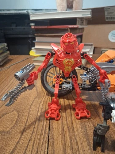 LEGO BIONICLE Rotor Bike Bulk Lot w/ Toa & Creature Figures