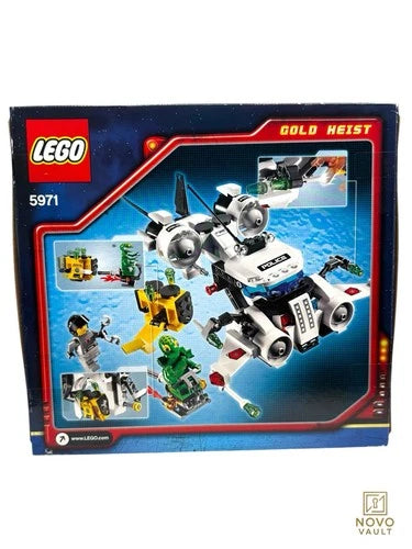 LEGO 5971 Space Police Gold Heist 2009 MINT SEALED RETIRED HTF
