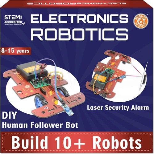 10-In-1 STEM Robotics Kit for Kids Ages 8-14 \| Electronics & Engineering Science