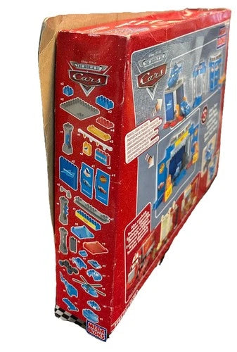 Mega Bloks Cars Dinoco Stage Set 7785 NEW/Unopened w/Helicopter and Blue McQueen