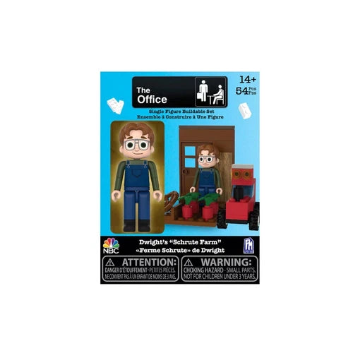 The Office Mini Figure & Dunder Mifflin Buildable Sets - Complete Set of 6 - NIB