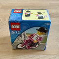 LEGO 1196 Town Biker with Bicycle German Telekom Race Cylist Pink New Sealed