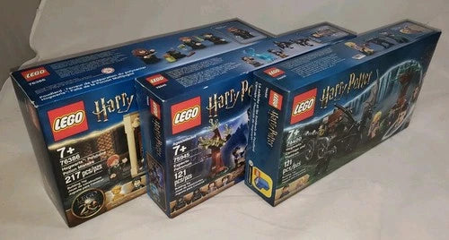 🔥 MEOW LOT 3X Harry Potter Wizardly World SEALED Retired SETS 76386 76400 75945