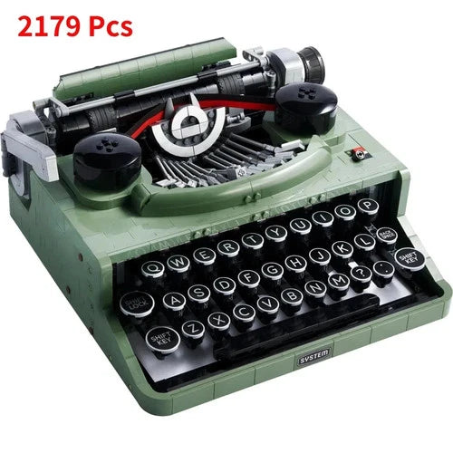 Ideas Typewriter 21327 Building Blocks Set for Adults Collectible Retro Display