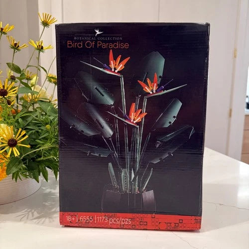 Bird of Paradise Flower Brick Building Set l 1173 Pcs l Generic Brand Home Decor